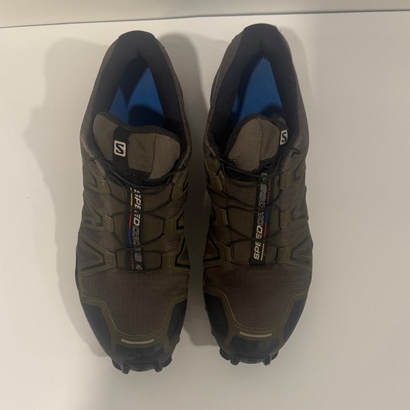 Salomon Men's Athletic Shoes - Dark Green and Black - Picture 3 of 8